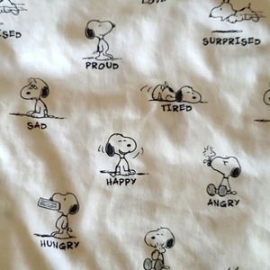 Berkshire Snoopy Full Size Sheet Set